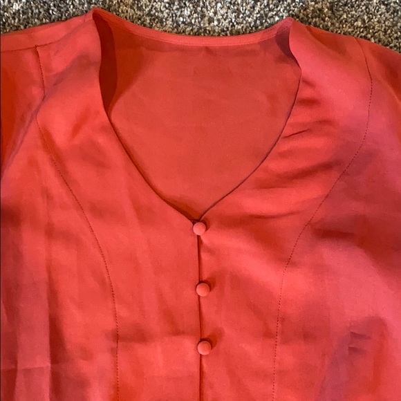 Button down 3/4 sleeve blouse - Picture 3 of 3
